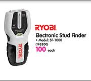 Ryobi Electronic Stud Finder SF-1000-Each