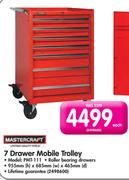 Mastercraft 7 Drawer Mobile Trolley PMT-111-Each