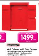 Mastercraft Wall Cabinet With One Drawer-Each