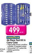 Good Year 46 Piece Tool Kit In Carry Case-Per Kit