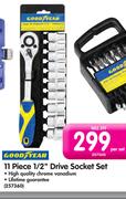 Good Year 11 Piece 1/2" Drive Socket Set-Per Set