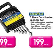 Good Year 8 Piece Combination Spanner Set-Per Set