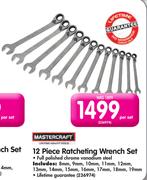Mastercraft 12 Piece Ratcheting Wrench Set-Per Set
