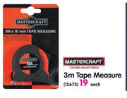 Mastercraft 3m Tape Measure