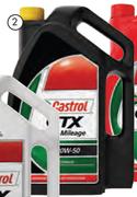  Castrol 5Ltr GTX High Mileage Oil 20W-50-Each