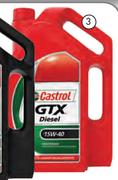 Castrol 5Ltr GTX Diesel Oil 15W-40-Each