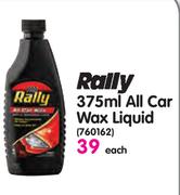 Rally 375ml All Car Wax Liquid-Each