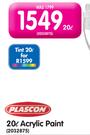 Plascon 20L Acrylic Paint