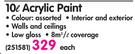 Nature's Coat 10L Acrylic Paint