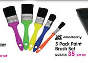 Academy 5 Pack Paint Brush Set-Per Set