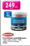Plascon 2.5L Kitchen And Bathroom
