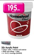 Homestead 20L Acrylic Paint