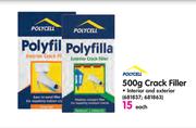 Polycell Interior And Exterior Crack Filler-500g Each