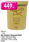 Natures Coat 20L Exterior Textured Paint