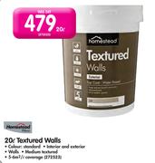 Homestead 20L Textured Walls