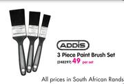 Addis 3 Piece Paint Brush Set