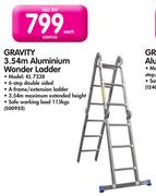 Gravity 3.54m Aluminium Wonder Ladder KL 7338
