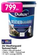Dulux 20L Weatherguard Textured Paint