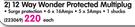 Ellies E 12 Way Wonder Protected Multiplug