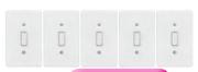 Lesco Lever Switch And Cover Plate-Per 5 Pack