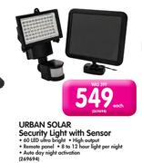 Urban Solar Security Light With Sensor-Each