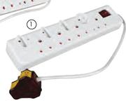 Ellies E 8 Way Wonder Protected Multiplug