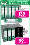 Lever Arch Value Pack Per 10 Pack+ Storage Box