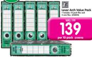 Lever Arch Value Pack-Per 10 Pack