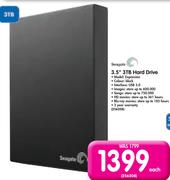 Seagate 3.5" 3TB Hard Drive Expansion