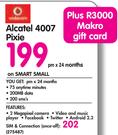 Alcatel 4007 Pixie-On Smart Small