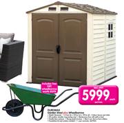 Duromax Garden Shed Plus Wheelbarrow-Each