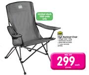Camp Master High Backrest Chair-Each