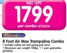 BounceKing 8 Foot Air Max Trampoline Combo-Per Combo
