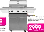 Terrace Leisure 3 Burner Saturn 220 Gas Braai-Each