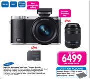 Samsung NX3000 Mirrorless Twin Lens Camera Bundle