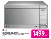 LG 40Ltr Microwave Oven With Grill MH8042GM-Each