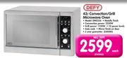 Defy 42Ltr Convection/Grill Microwave Oven DM0356-Each