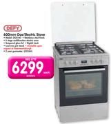 Defy 600mm Gas/Electric Stove DGS160-Each