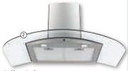 Italian Designer 900mm Glass Chimney Cookerhood IDC-910S