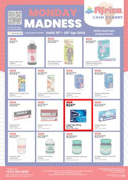 Africa Cash & Carry : Monday Madness (15 April - 20 April 2024), page 1