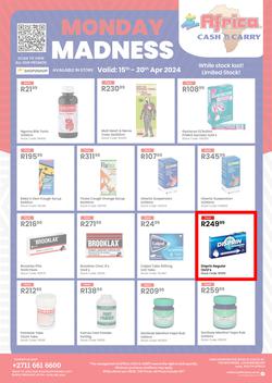 Africa Cash & Carry : Monday Madness (15 April - 20 April 2024), page 1