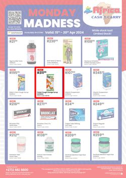 Africa Cash & Carry : Monday Madness (15 April - 20 April 2024), page 1