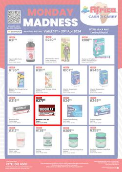 Africa Cash & Carry : Monday Madness (15 April - 20 April 2024), page 1