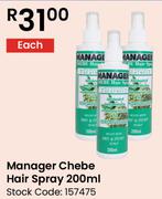 Manager Chebe Hair Spray-200ml Each