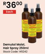 Demutol Moist Hair Spray-250ml Each