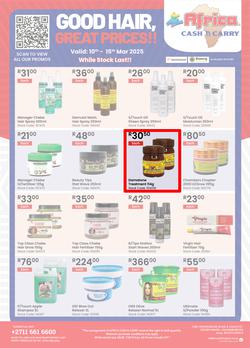 Africa Cash and Carry : Good Hair, Great Prices (10 March - 15 March 2025 While Stocks Last), page 1