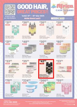Africa Cash and Carry : Good Hair, Great Prices (10 March - 15 March 2025 While Stocks Last), page 1