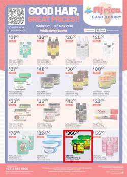 Africa Cash and Carry : Good Hair, Great Prices (10 March - 15 March 2025 While Stocks Last), page 1