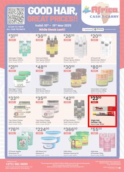 Africa Cash and Carry : Good Hair, Great Prices (10 March - 15 March 2025 While Stocks Last), page 1