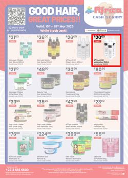 Africa Cash and Carry : Good Hair, Great Prices (10 March - 15 March 2025 While Stocks Last), page 1